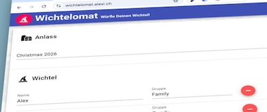 Wichtelomat Website